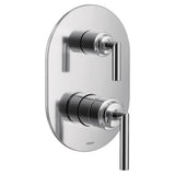 Arris M-CORE 3-Series 2-Handle Shower Trim with Integrated Transfer Valve in Chrome (Valve Sold Separately)