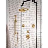 Mosaic 5-3/8 in. 2-Function Body Spray in Chrome