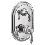 Weymouth M-CORE 3-Series 2-Handle Shower Trim with Integrated Transfer Valve in Chrome (Valve Sold Separately)