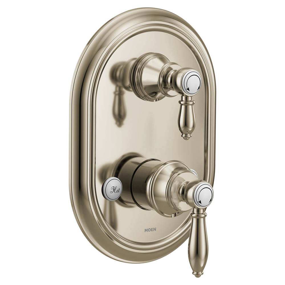 Weymouth M-CORE 3-Series 2-Handle Shower Trim with Integrated Transfer Valve in Chrome (Valve Sold Separately)