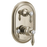 Weymouth M-CORE 3-Series 2-Handle Shower Trim with Integrated Transfer Valve in Chrome (Valve Sold Separately)