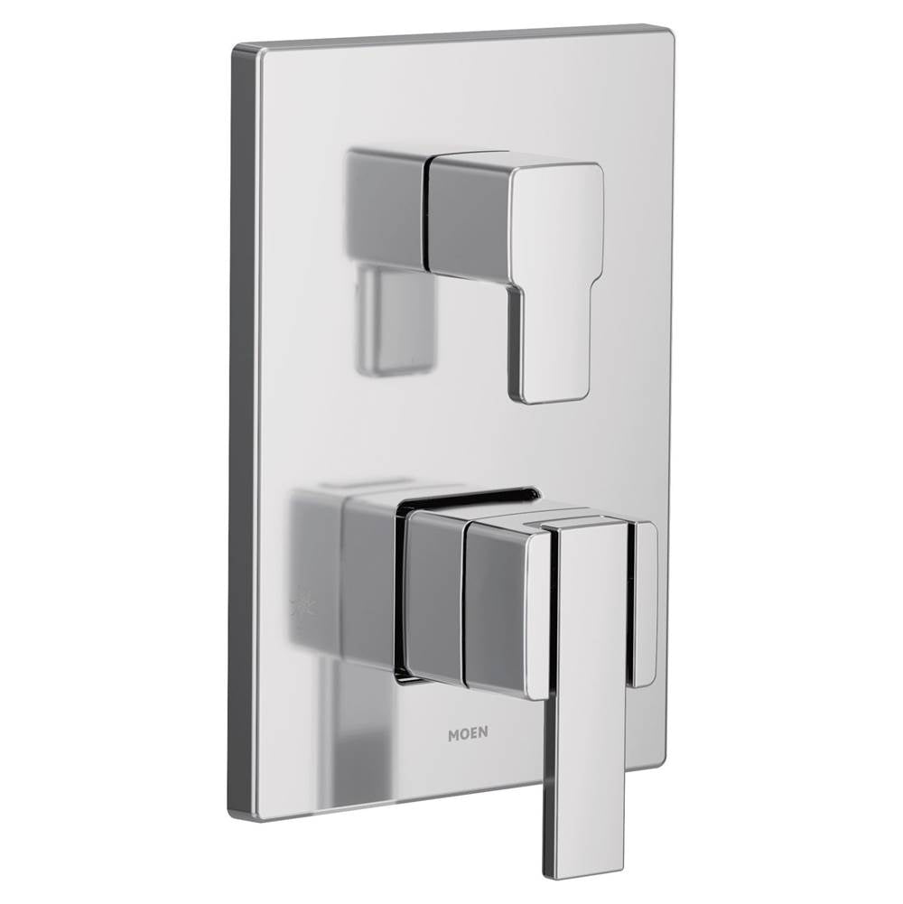 Via M-CORE 3-Series 2-Handle Shower Trim with Integrated Transfer Valve in Chrome (Valve Sold Separately)