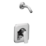 Moen - Rizon 1-Handle Posi-Temp Shower Faucet Trim Kit in Chrome (Shower Head and Valve Not Included) - Chrome