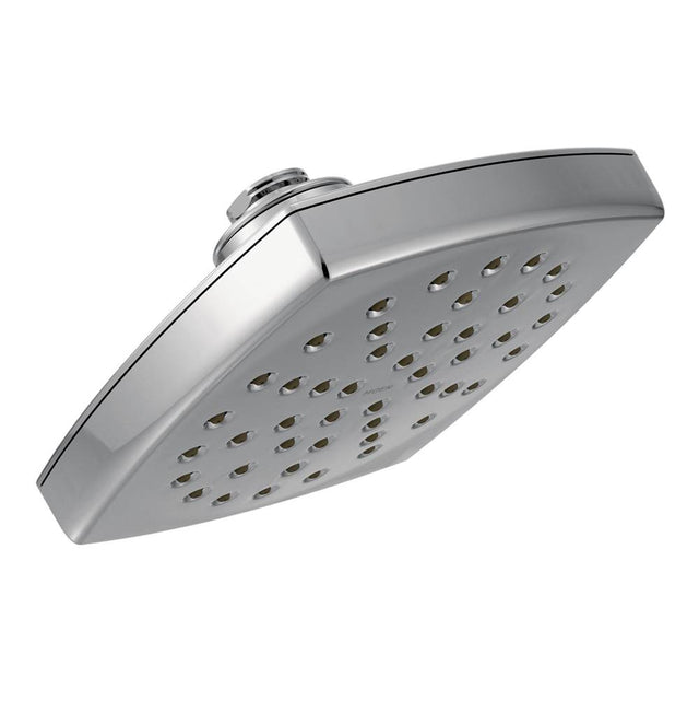 Moen - Voss 6'' Single-Function Rainshower Showerhead with Immersion Technology at 2.5 GPM Flow Rate, Chrome - Chrome
