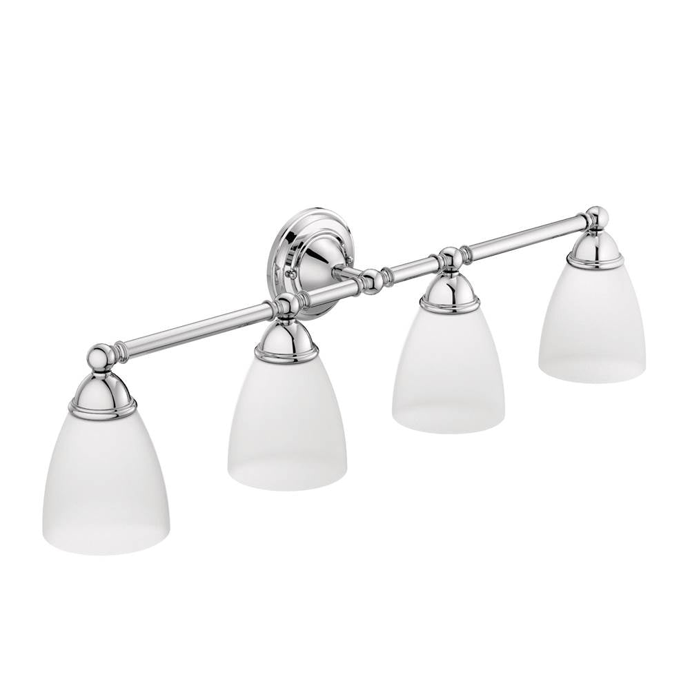 Moen - Chrome Four Globe Bath Light - Chrome