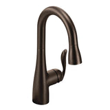 Moen - Arbor One Handle High Arc Pulldown Bar Faucet with Reflex, Oil Rubbed Bronze - Oil Rubbed Bronze