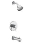 Moen - Align M-CORE 2-Series Eco Performance 1-Handle Tub and Shower Trim Kit in Chrome (Valve Sold Separately) - Chrome