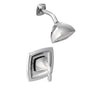 Moen - Voss Posi-Temp Single-Handle 1-Spray Shower Faucet Trim Kit in Chrome (Valve Sold Separately) - Chrome