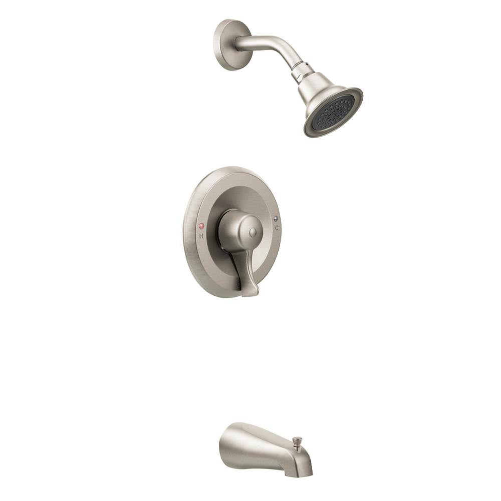 Moen - Classic brushed nickel Posi-Temp(R) all-metal trim kits