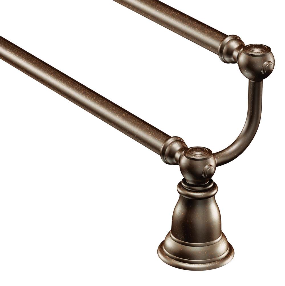 Moen - Oil Rubbed Bronze 24'' Double Towel Bar - Oil Rubbed Bronze