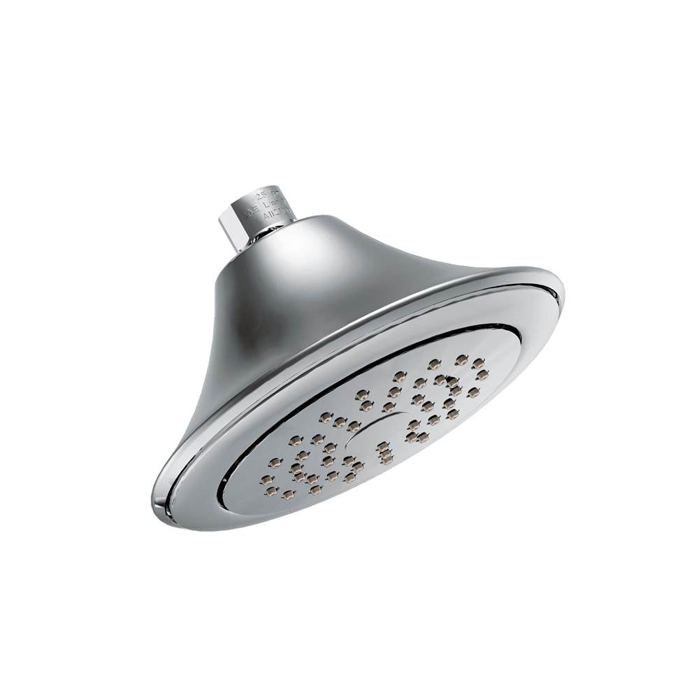 Moen - Rothbury One-Function 6-1/2 inch Diameter Spray Head Standard Showerhead, Chrome, - Chrome