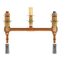 Moen - Two Handle Roman Tub Valve 10'' Centers Pex with 1/2'' Cpvc Adapters, Unfinished - Unfinished
