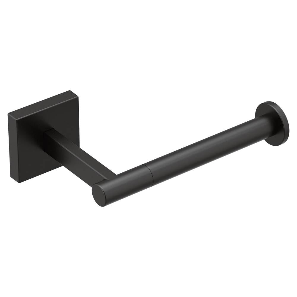 Moen - Matte Black Single-Post Paper Holder - Matte Black