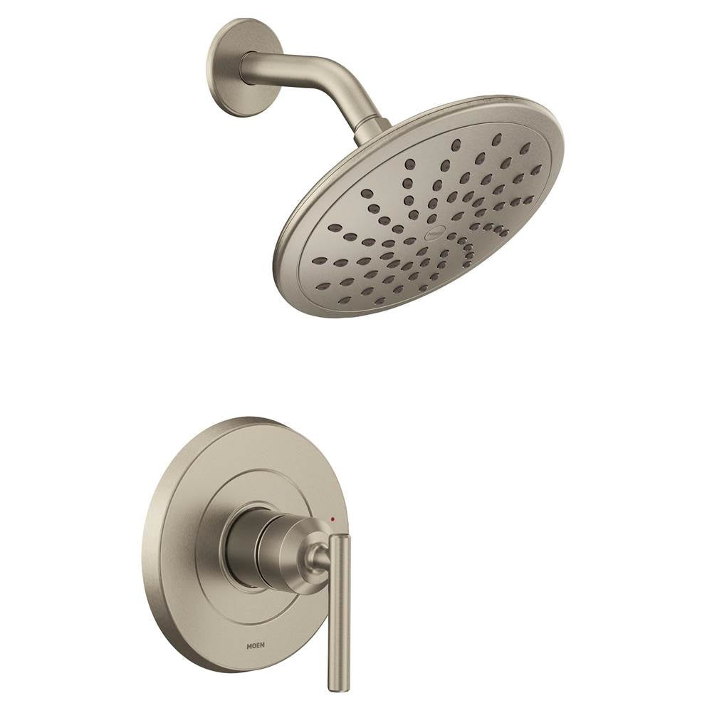Moen - Gibson M-CORE 2-Series Eco Performance 1-Handle Shower Trim Kit in Brushed Nickel (Valve Sold Separately) - Brushed Nickel
