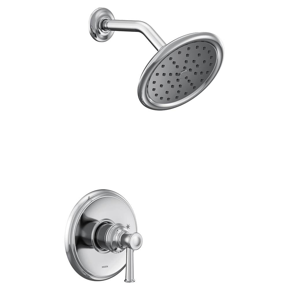 Moen - Belfield M-CORE 2-Series Eco Performance 1-Handle Shower Trim Kit in Chrome (Valve Sold Separately) - Chrome