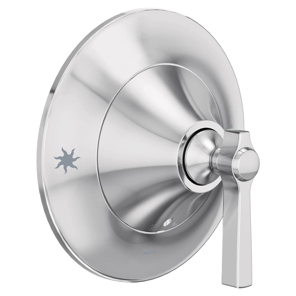 Moen - Flara 1-Handle Posi-Temp Valve Trim Kit in Chrome (Valve Sold Separately) - Chrome