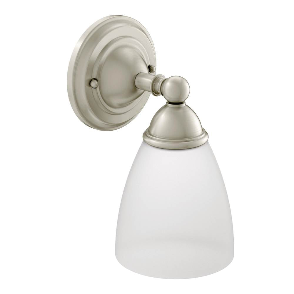 Moen - Brushed Nickel One Globe Bath Light - Brushed Nickel