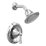 Moen - Wynford Single-Handle 1-Spray Posi-Temp Shower Faucet Trim Kit in Chrome (Valve Sold Separately) - Chrome