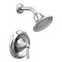 Moen - Wynford Single-Handle 1-Spray Posi-Temp Shower Faucet Trim Kit in Chrome (Valve Sold Separately) - Chrome