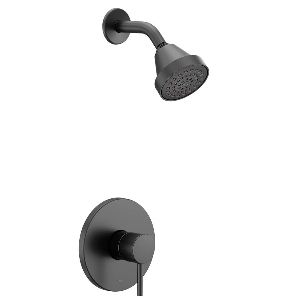 Moen - Align M-CORE 2-Series Eco Performance 1-Handle Shower Trim Kit in Matte Black (Valve Sold Separately) - Matte Black