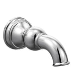 Moen - Weymouth 1/2-Inch Slip Fit Connection Non-Diverting Tub Spout, Chrome - Chrome
