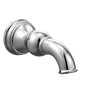 Moen - Weymouth 1/2-Inch Slip Fit Connection Non-Diverting Tub Spout, Chrome - Chrome