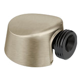 Moen - Round Drop Ell Handheld Shower Hose Wall Connector 1/2-Inch IPS, Brushed Nickel - Brushed Nickel