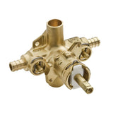 Moen - Posi-Temp Tub and Shower Rough In Valve with Crimp PEX/CC Connections and Stops - Unfinished