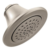 Moen - Icon 5-7/8'' One-Function Showerhead with 2.5 GPM Flow Rate, Brushed Nickel - Brushed Nickel