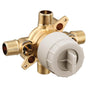 Moen - M-CORE 3-Series 4 Port Tub and Shower Pre-Fabricated Mixing Valve with CC/IPS Connections and Stops - Unfinished
