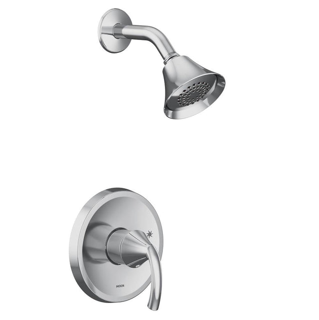 Moen - Glyde M-CORE 2-Series Eco Performance 1-Handle Shower Trim Kit in Chrome (Valve Sold Separately) - Chrome