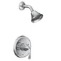 Moen - Glyde M-CORE 2-Series Eco Performance 1-Handle Shower Trim Kit in Chrome (Valve Sold Separately) - Chrome