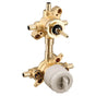 Moen - M-CORE 3-Series Mixing Valve with 2 or 3 Function Integrated Transfer Valve with Crimp Ring PEX Connections and Stops - Unfinished
