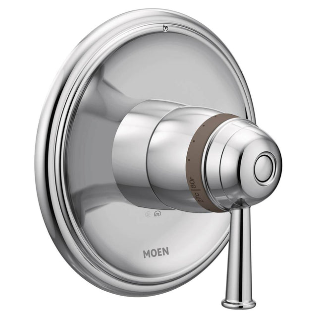 Moen - Belfield ExactTemp Thermostatic Trim Kit, Valve Required, Chrome - Chrome