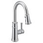 Moen - Belfield Single-Handle Pull-Down Sprayer Kitchen Faucet with Reflex and Power Boost in Chrome - Chrome