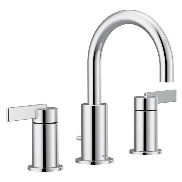 Moen - Cia 8 in. Widespread 2-Handle High-Arc Bathroom Faucet Trim Kit in Chrome (Valve Sold Separately) - Chrome
