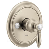 Moen - Weymouth M-CORE 3-Series 1-Handle Valve Trim Kit in Brushed Nickel (Valve Sold Separately) - Brushed Nickel