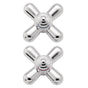 Moen - Monticello Large Cross Handle Inserts - Chrome