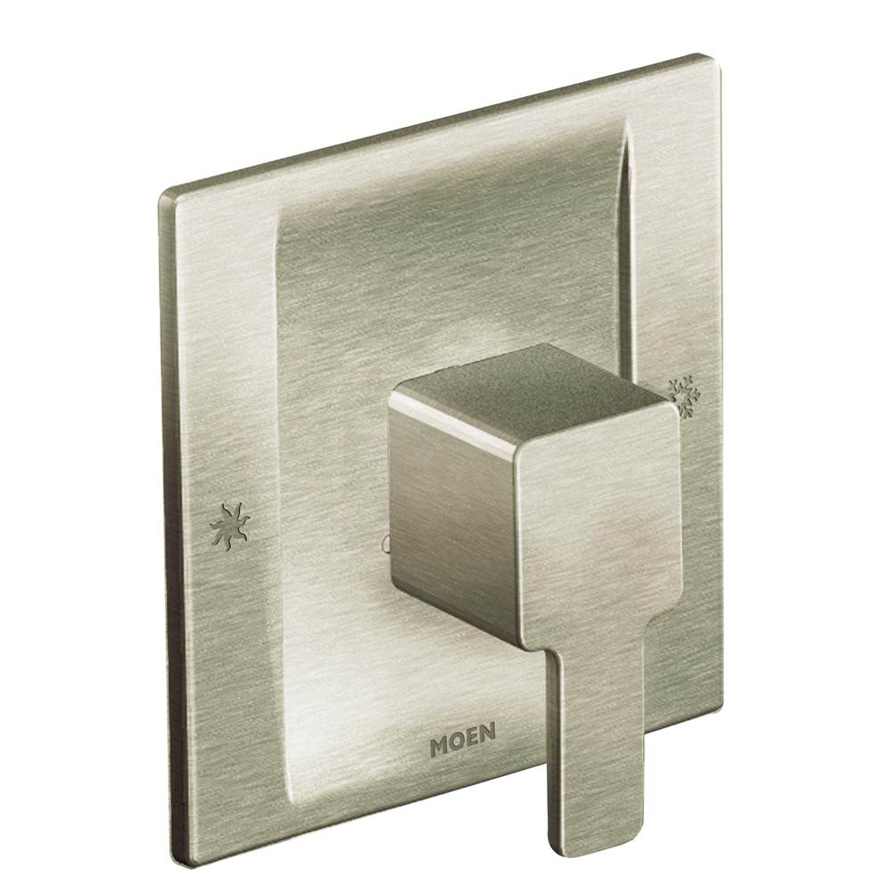 Moen - 90-Degree 1-Handle Posi-Temp Valve Trim Kit in Brushed Nickel (Valve Sold Separately) - Brushed Nickel