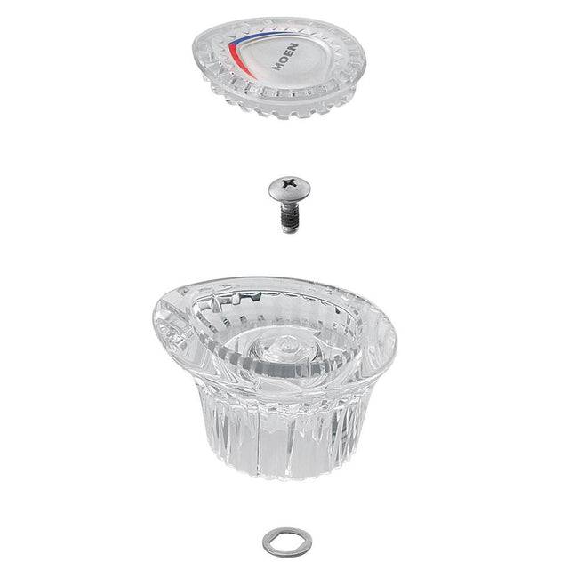 Moen - Chateau Bathroom Sink Faucet Handle Knob Replacment Kit - Unfinished