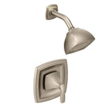 Moen - Voss Posi-Temp Single-Handle 1-Spray Shower Faucet Trim Kit in Brushed Nickel (Valve Sold Separately) - Brushed Nickel