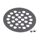 Moen - 4-1/4-Inch Screw-In Shower Strainer, Wrought Iron - Wrought Iron