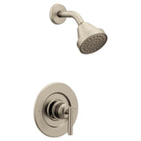 Moen - Gibson Posi-Temp Pressure Balancing Eco-Performance Modern Shower Only Trim, Valve Required, Brushed Nickel - Brushed Nickel