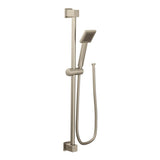 Moen - 90 Degree Modern Eco-Performance Handshower Handheld Shower with 30-Inch Slide Bar and 69-Inch Metal Hose, Brushed Nickel - Brushed Nickel
