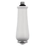 Moen - Monticello Replacement Lever Handle Insert, Porcelain and Chrome - Porcelain, Chrome