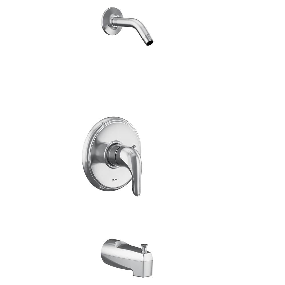 Moen - Chateau M-CORE 2-Series 1-Handle Tub and Shower Trim Kit in Chrome (Valve Sold Separately) - Chrome