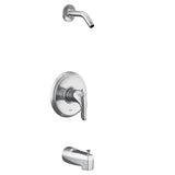 Moen - Chateau M-CORE 2-Series 1-Handle Tub and Shower Trim Kit in Chrome (Valve Sold Separately) - Chrome