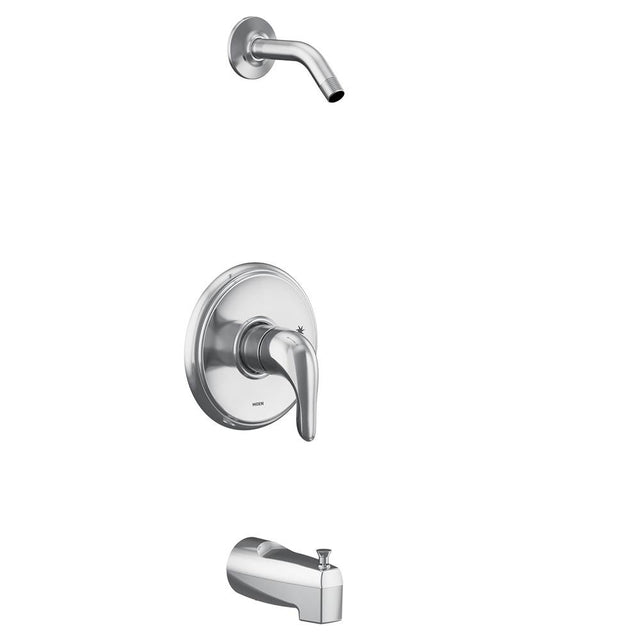 Moen - Chateau M-CORE 2-Series 1-Handle Tub and Shower Trim Kit in Chrome (Valve Sold Separately) - Chrome
