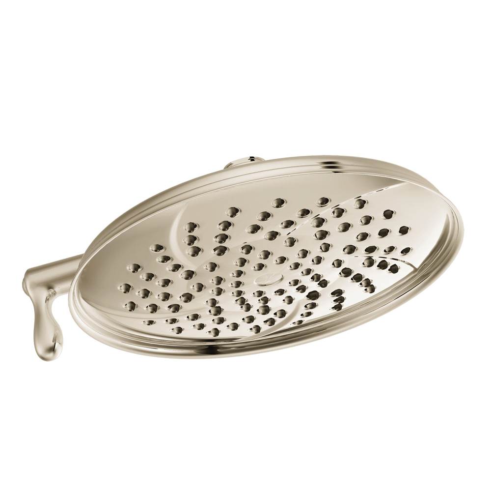 Moen - Isabel Two-Function 9-Inch Rainshower Showerhead, Polished Nickel - Polished Nickel