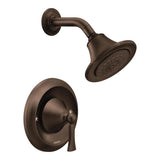 Moen - Wynford Single-Handle 1-Spray Posi-Temp Shower Faucet Trim Kit in Oil Rubbed Bronze (Valve Sold Separately) - Oil Rubbed Bronze